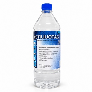 Destilēts ūdens, 1 l