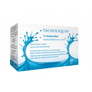 Šķīdums inhalācijām Tacholiquin Monodose 1% sol. 5ml N10